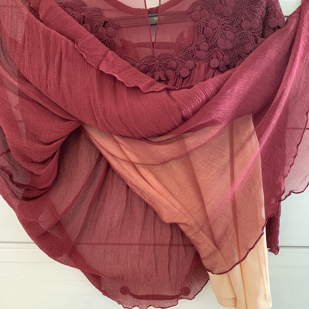 CHLOÉ Guipure Lace-trimmed Silk-mousseline Blouse - Picture 11 of 15